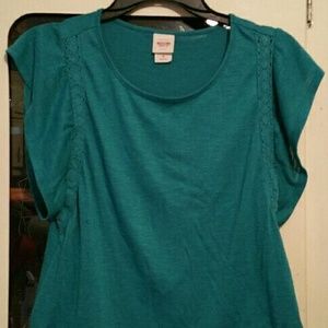 Size S teal tee shirt