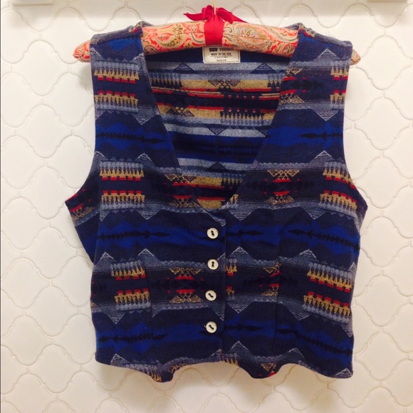 Pendleton Native Southwestern Medium Wool Vest