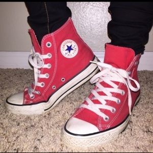 Red converse