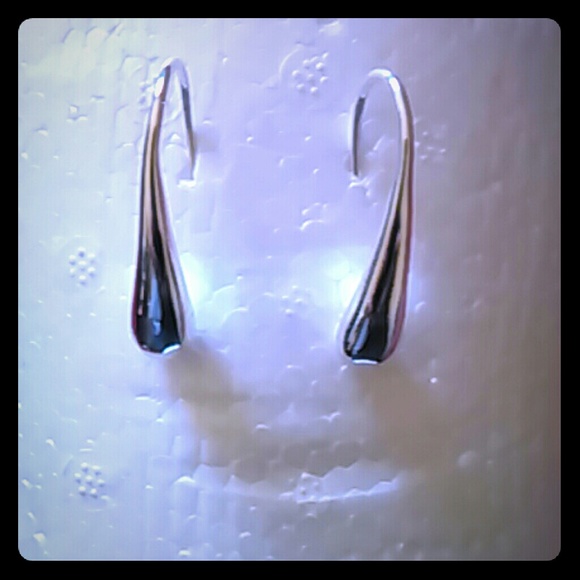 Teardrop sterling silver 925 earrings