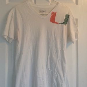 Miami Hurricanes V-neck (white)