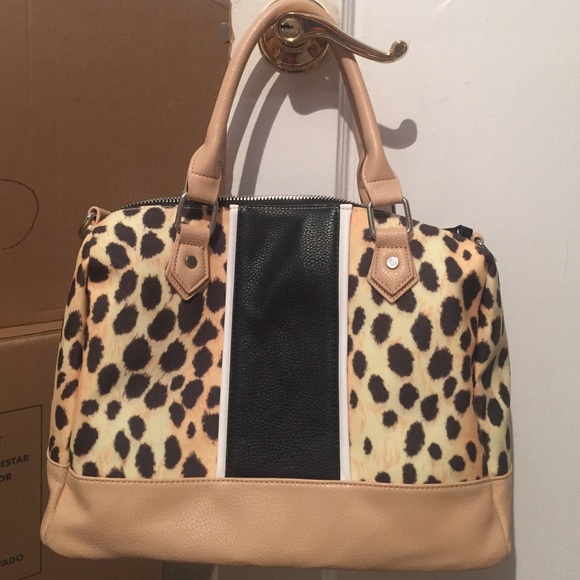 L.A.M.B. Handbags - Gx L.A.M.B. Gwen Stefani Cheetah Hero Handbag