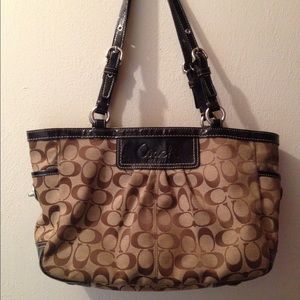Authentic Brown Coach Handbag