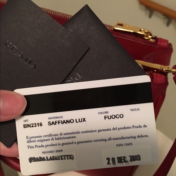 PRADA safiano lux 25" - Picture 3 of 4