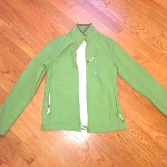 Nylon zip up jacket