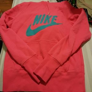Pink womans nike hoodie