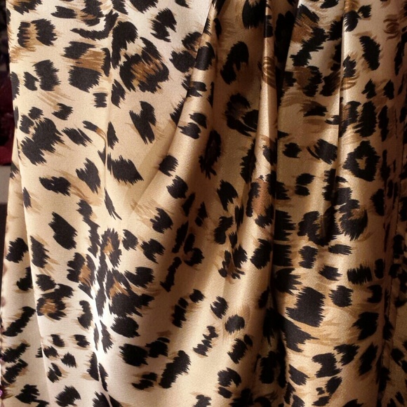 Cheetah Silky Dress - Picture 2 of 4