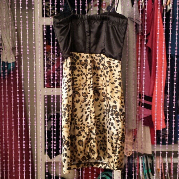 Cheetah Silky Dress - Picture 3 of 4