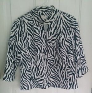 Zebra jacket/blazer