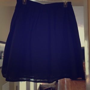 Navy skirt