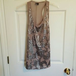 ANTHROPOLOGIE Sparkle & Fade Tank