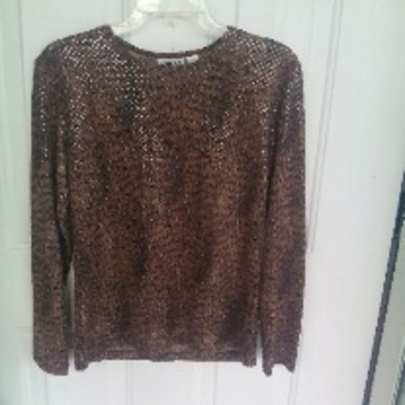 Dressy sequined top