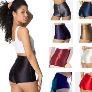 American Apparel Disco Shorts Black Small