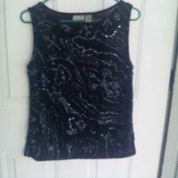 Sequined tank