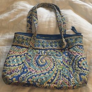 Vera Bradley blue Capri handbag w/ mini notebook