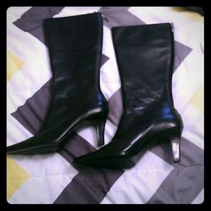 Anne Klein leather boots