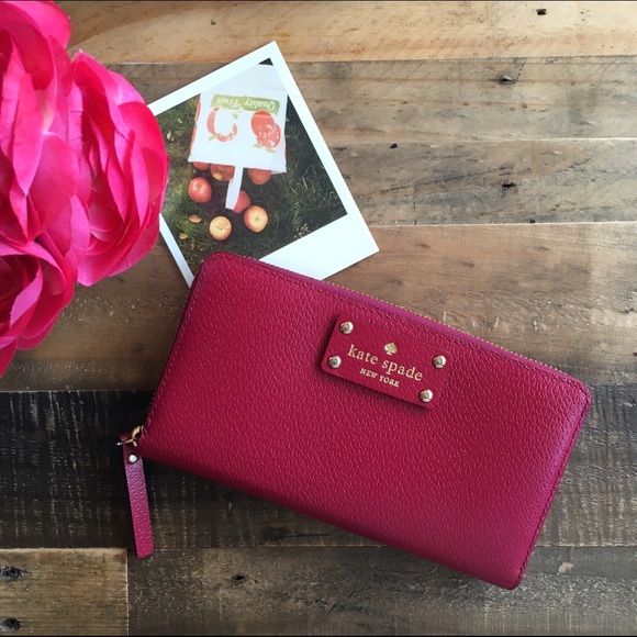 kate spade Handbags - Kate Spade Neda wallet in red plum . Host pick 🌷