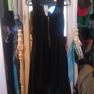 Bran new black sheer dress