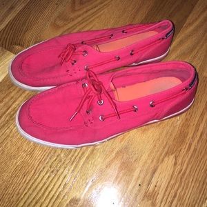 Canvas boat shoes size 13