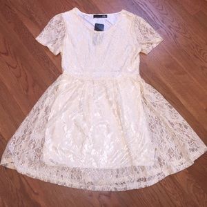 Ivory lace dress