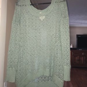 Mint green sweater