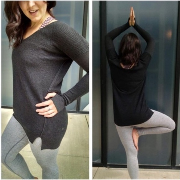 Lululemon The Sweater Life heathered gray 4/6 - Picture 2 of 4