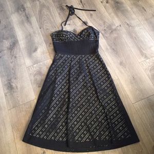 Black and white dress