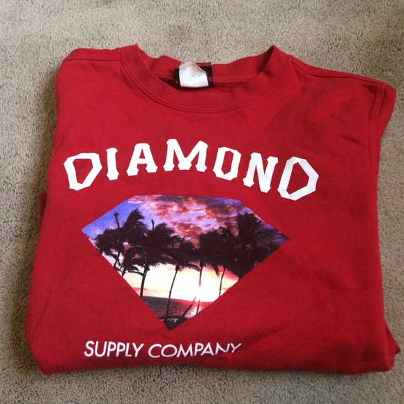 Red diamond supply company crew neck