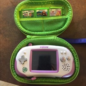 Leapster Explorer plus 3 games
