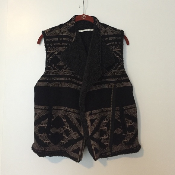 Twelfth Street by Cynthia Vincent Shearling Vest
