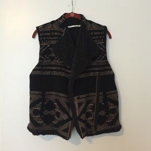 Twelfth Street by Cynthia Vincent Shearling Vest
