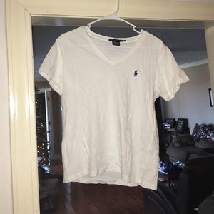 Polo v-neck tee