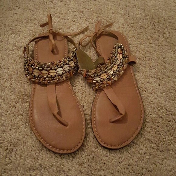 Beaded sandals
