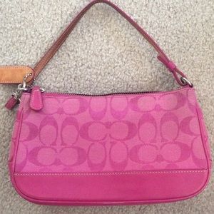 Coach small pink purse