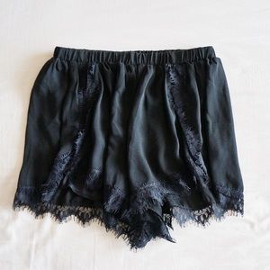 Black Lace Shorts