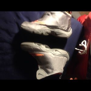 orange and silver gloves almost new