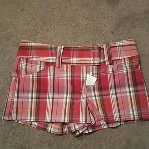 Plaid shorts