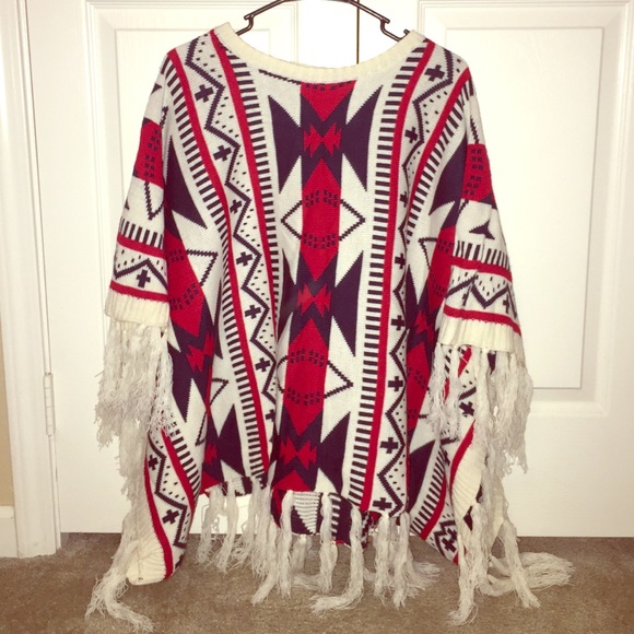 Poncho sweater