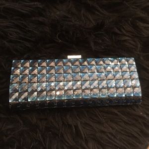 Blue diamond clutch