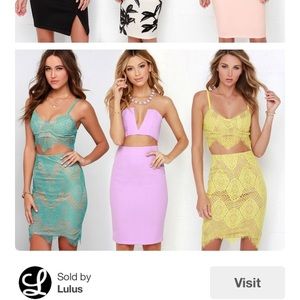 Two piece light purple dress