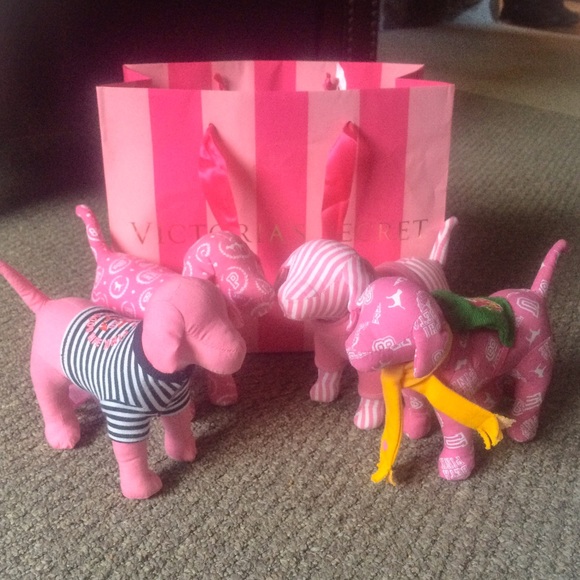 PINK Victoria's Secret Other - Collection of 4 Pink Pups!