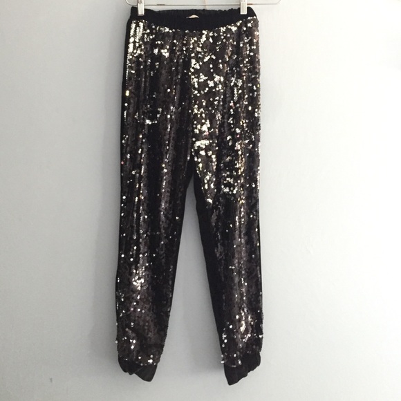 Sparkly joggers