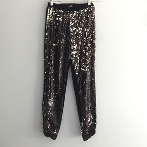 Sparkly joggers