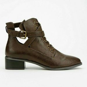 Cutout booties