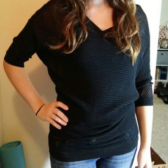 Maurices Black Baggy Top