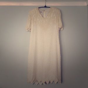 Vintage beaded flapper dress