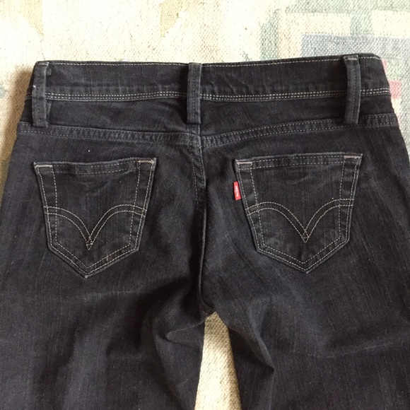 Levi's Denim Charcoal Boot Cut Jeans *low rise - Picture 3 of 4