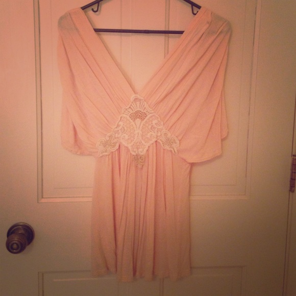 Pretty Pink Flowy Top
