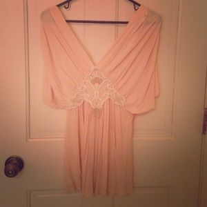 Pretty Pink Flowy Top