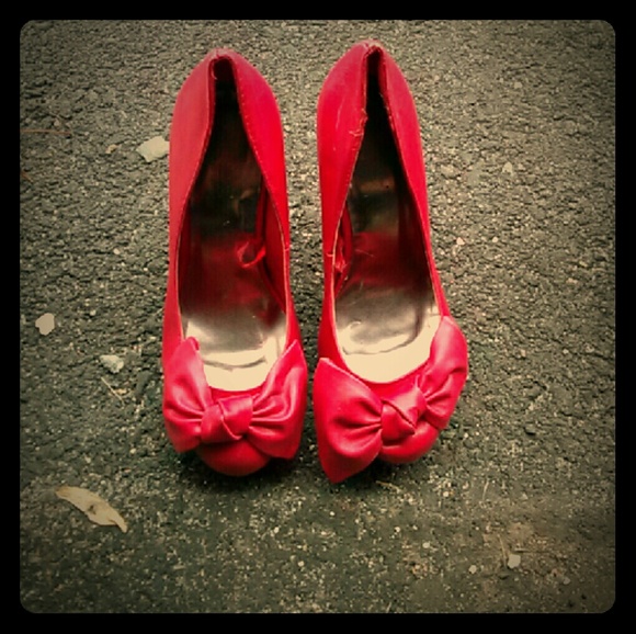 Cherry red heels